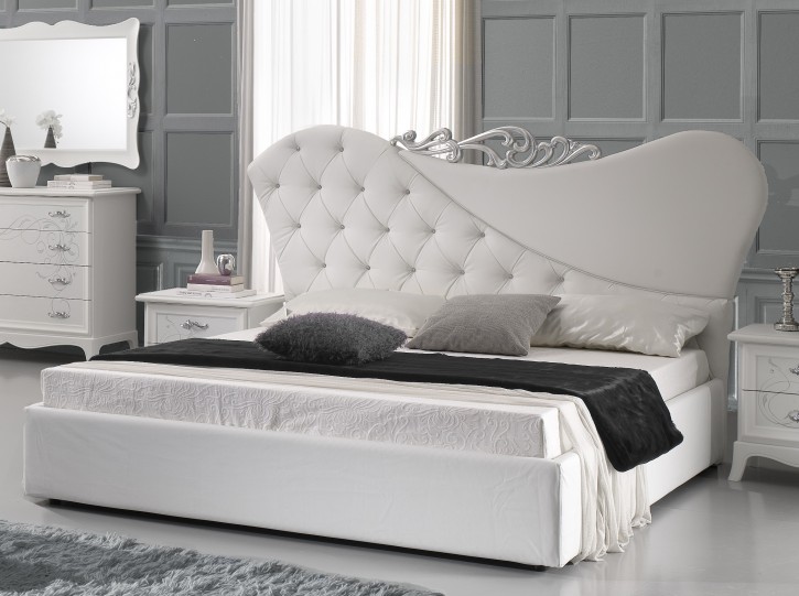 Doppeltbett Gisell in weiss Edel Luxus Bett