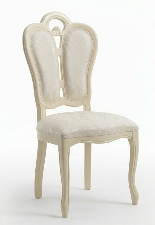Stuhl Betty Giglio in Beige Barock