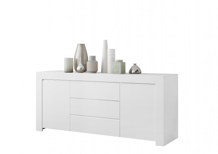 Sideboard Fren 184 cm weiss lack matt Schrank