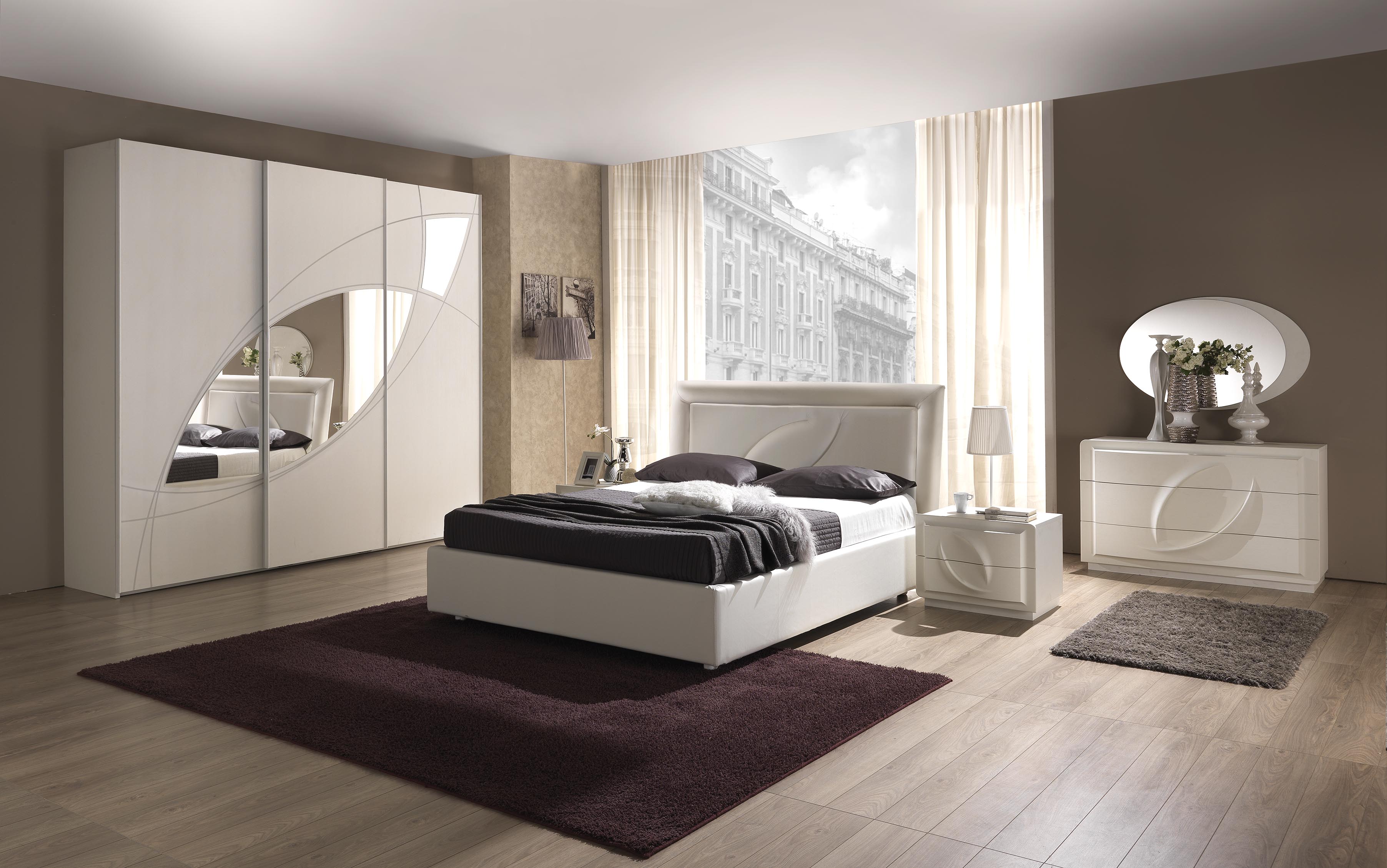 Schlafzimmer Trevia in weiss Stilvoll elegante Möbel