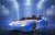 Autobett Turbo GT Extra in Blau mit Türen, Rückenlehne, Polsterung und LED Beleuchtung