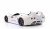 Autobett Turbo GT Extra in Weiß mit Türen, Rückenlehne, Polsterung und LED Beleuchtung