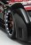 Autobett Turbo GT Extra in Schwarz mit Türen, Rückenlehne, Polsterung und LED Beleuchtung