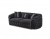 Sofa Set Elite 3-teilig Chesterfield schwarz