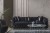 Sofa Set Elite 3-teilig Chesterfield schwarz