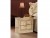 Schlafzimmer Amalia in beige ohne Matratze / ohne Lattenrost / mit Schrank 4 türig / 180x200 cm