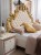 Schlafzimmer Grace in beige barock königlich mit 7-Zonen Matratze Höhe 20 cm