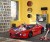 Autobett Luxury Standart in rot mit Frontbeleuchtung